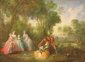 La Famille de Bourbon-Conti - Nicolas Lancret